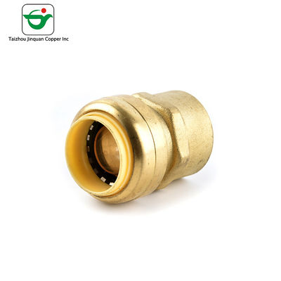 Lead Free C46500 End Stop 1 นิ้วทองเหลือง Push Fit Pipe Connectors